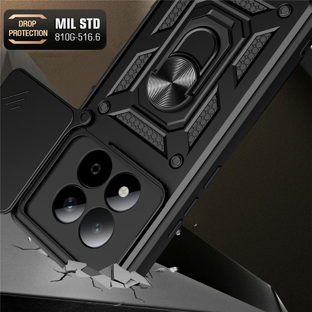 Capa para Xiaomi Redmi Note 15 Pro 5G, Techsuit, CamShield, Preta