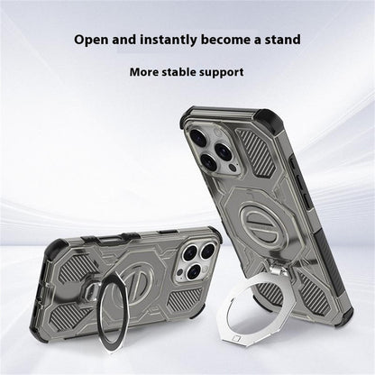 Case for Xiaomi Redmi Note 15 Pro 5G, Techsuit, Carbon Shield Pro, Smoky