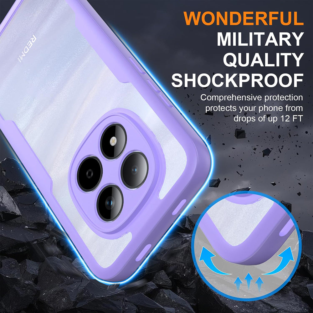 Capa para Xiaomi Redmi Note 15 Pro 5G, Techsuit, ColorVerse 360, Roxo