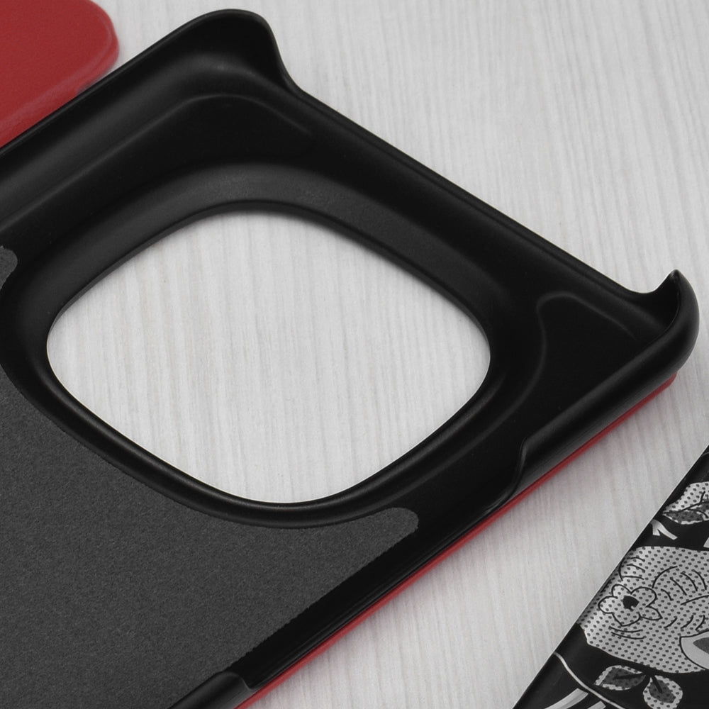Capa para Xiaomi Redmi Note 15 Pro 5G, Techsuit, eFold, Vermelha