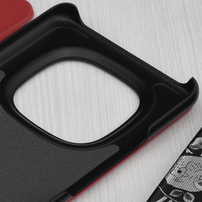 Capa para Xiaomi Redmi Note 15 Pro 5G, Techsuit, eFold, Vermelha