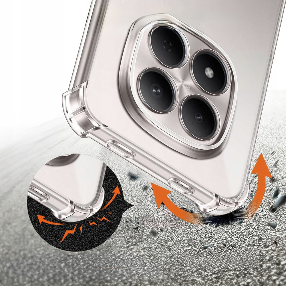 Capa para Xiaomi Redmi Note 15 Pro 5G, Techsuit, Shockproof Clear, Transparente