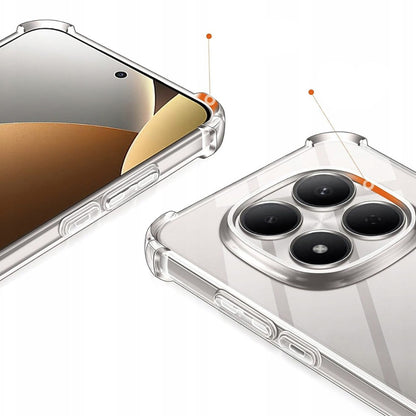 Capa para Xiaomi Redmi Note 15 Pro 5G, Techsuit, Shockproof Clear, Transparente