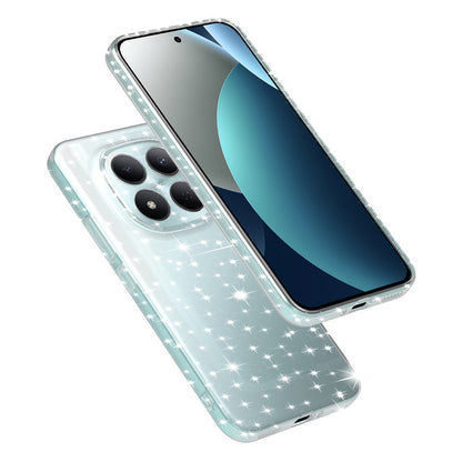 Capa para Xiaomi Redmi Note 15 Pro 5G, Techsuit, SparkleSkin, Transparente