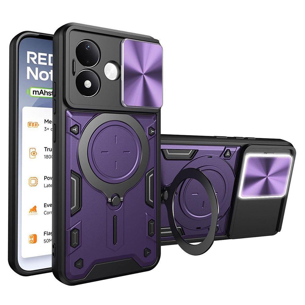 Capa para Xiaomi Redmi Note 17 4G / Note 17 5G, Techsuit, CamGuard Pro, Roxa