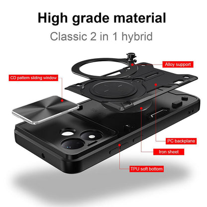 Case for Xiaomi Redmi Note 17 4G / Note 17 5G, Techsuit, CamGuard Pro, Red