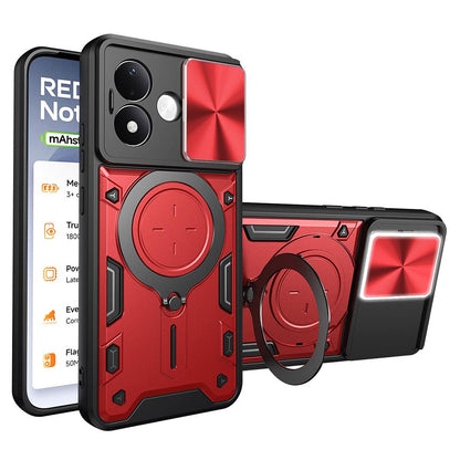 Case for Xiaomi Redmi Note 17 4G / Note 17 5G, Techsuit, CamGuard Pro, Red