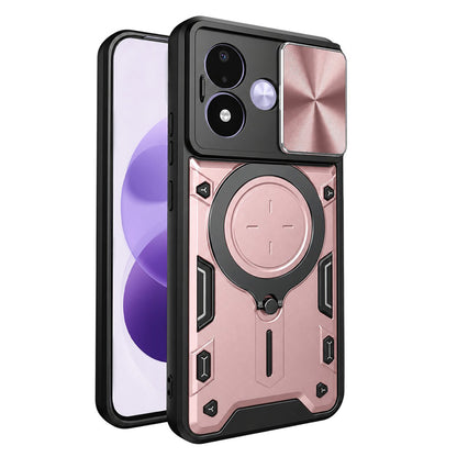 Capa para Xiaomi Redmi Note 17 4G / Note 17 5G, Techsuit, CamGuard Pro, Rosa-dourada