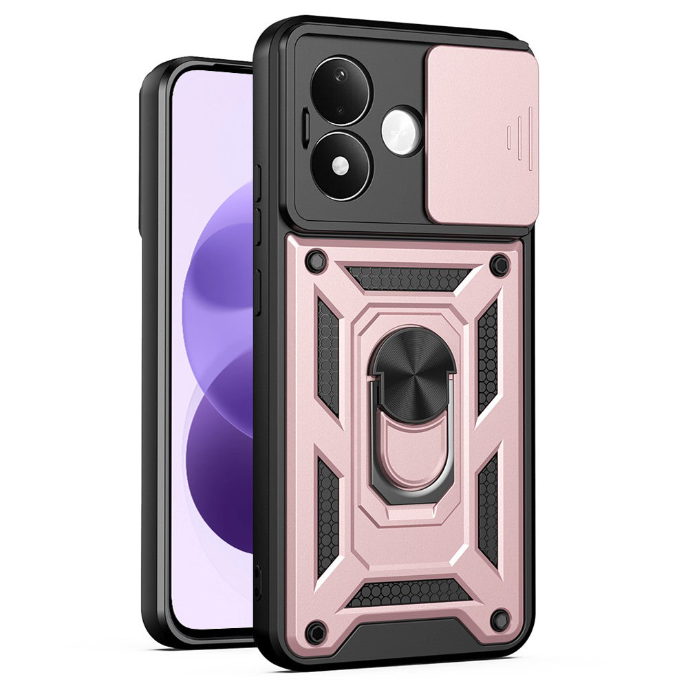 Capa para Xiaomi Redmi Note 17 4G / Note 17 5G, Techsuit, CamShield, Rosa-dourada