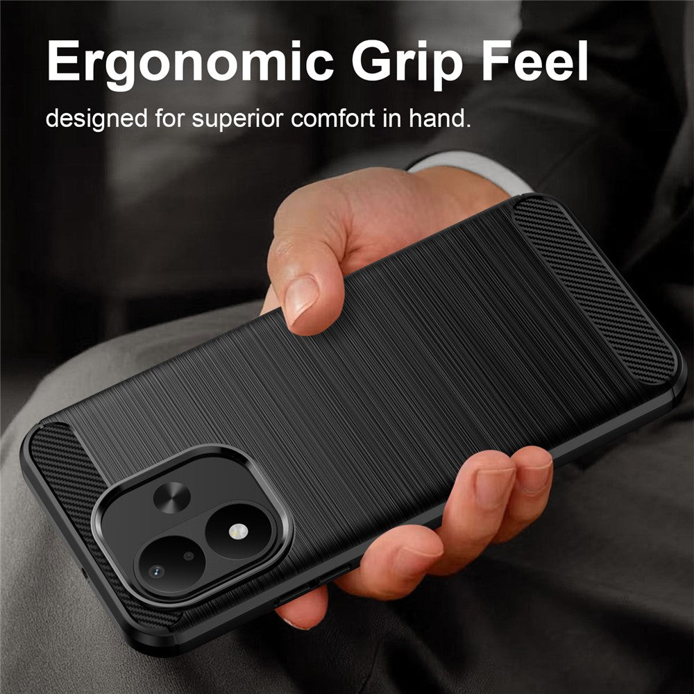 Capa para Xiaomi Redmi Note 17 4G / Note 17 5G, Techsuit, Carbono, Preta