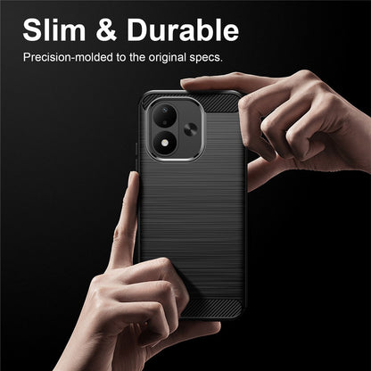 Capa para Xiaomi Redmi Note 17 4G / Note 17 5G, Techsuit, Carbono, Preta