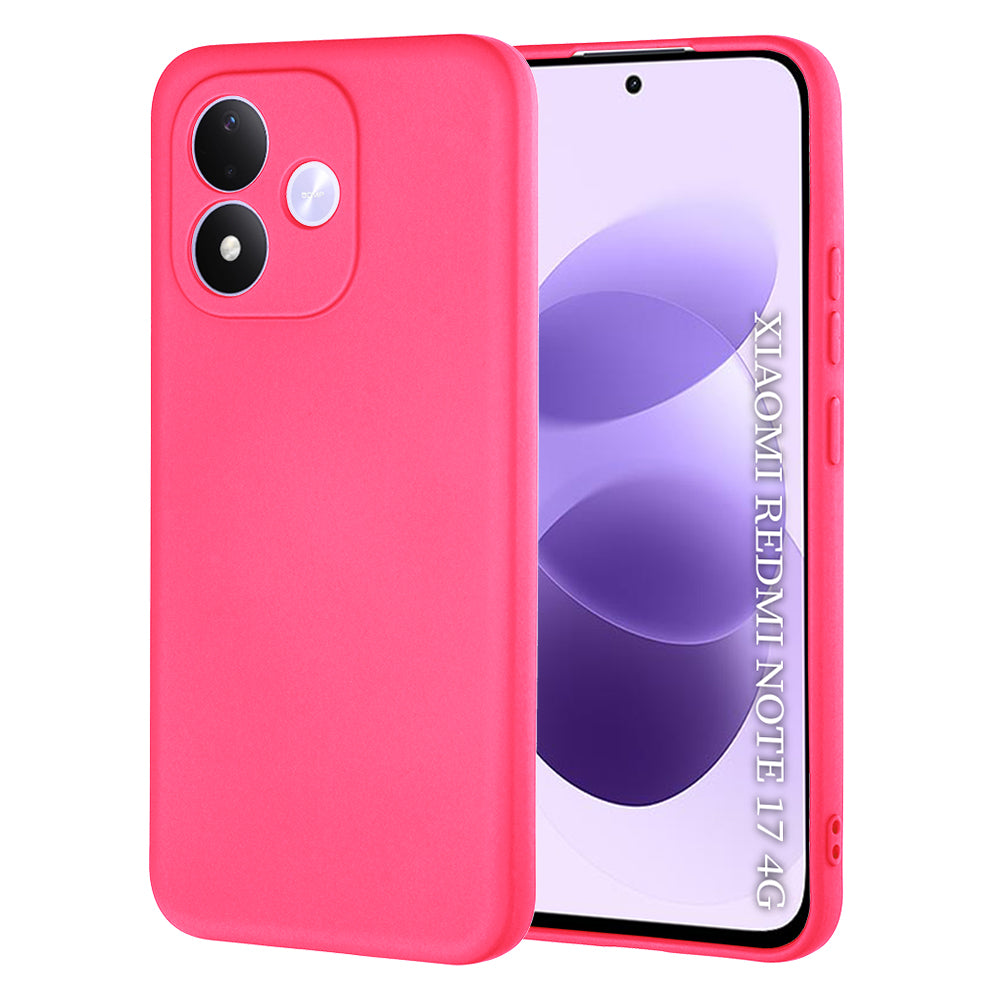 Capa para Xiaomi Redmi Note 17 4G / Note 17 5G, Techsuit, SoftFlex, Rosa Escuro