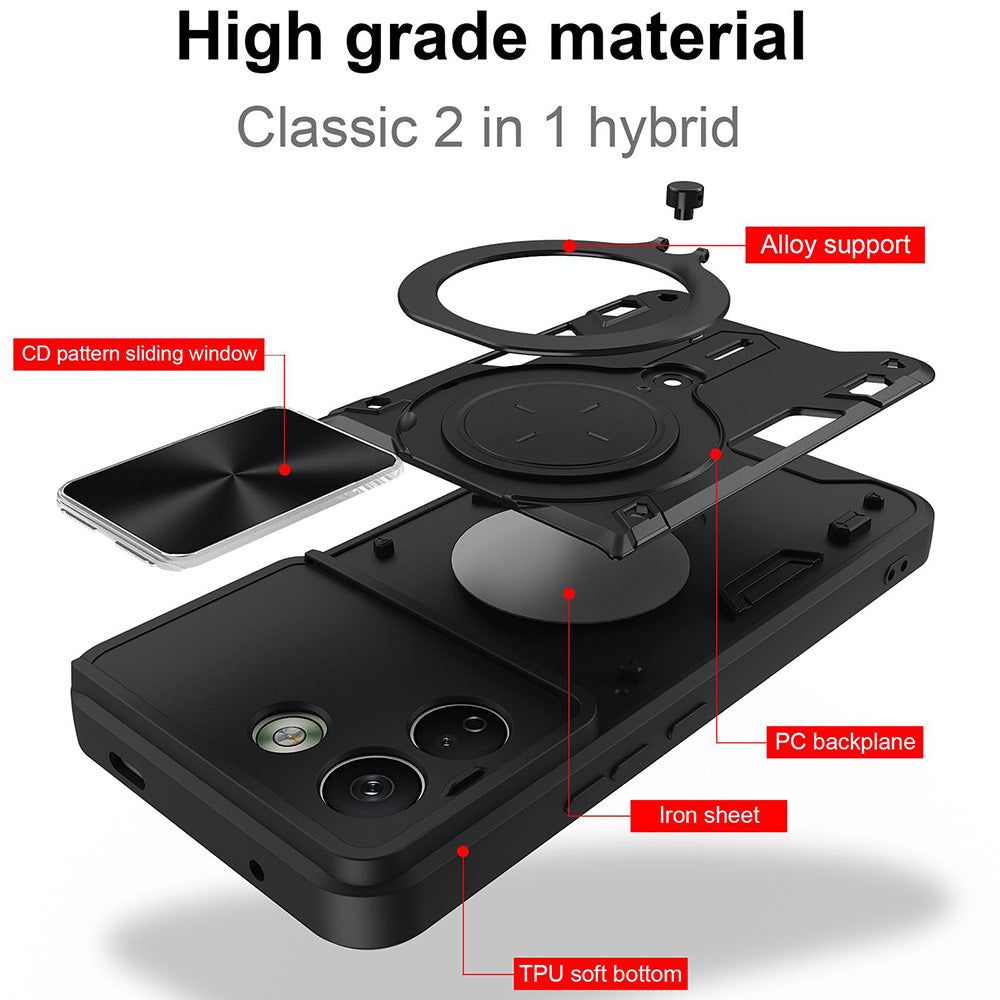 Capa para Xiaomi Redmi Note 17 Pro Max, Techsuit, CamGuard Pro, Roxa