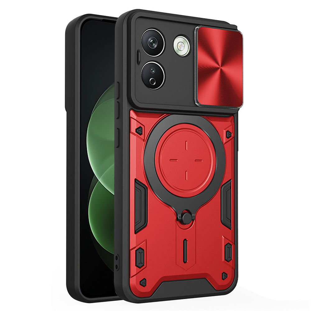 Capa para Xiaomi Redmi Note 17 Pro Max, Techsuit, CamGuard Pro, Vermelha