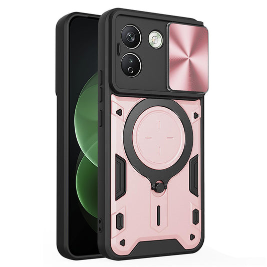 Capa para Xiaomi Redmi Note 17 Pro Max, Techsuit, CamGuard Pro, Rosa-dourada