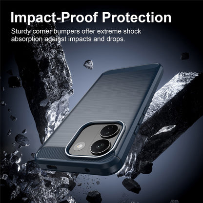 Capa para Xiaomi Redmi Note 17 Pro Max, Techsuit, Carbono, Azul