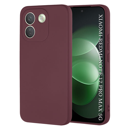 Capa para Xiaomi Redmi Note 17 Pro Max, Techsuit, SoftFlex, cor de vinho