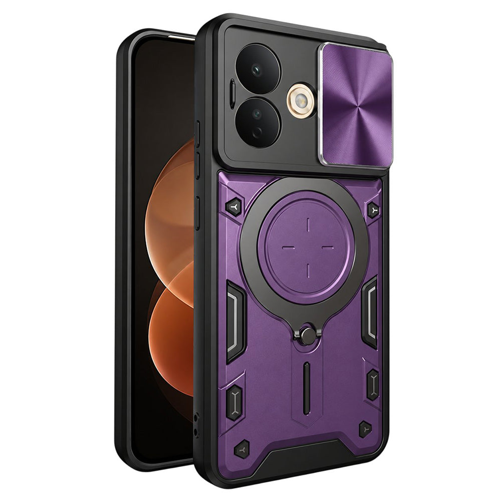 Capa para Xiaomi Redmi Note 17 Pro, Techsuit, CamGuard Pro, Roxa
