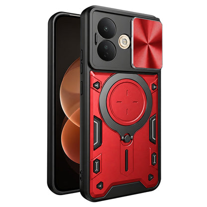 Capa para Xiaomi Redmi Note 17 Pro, Techsuit, CamGuard Pro, Vermelha