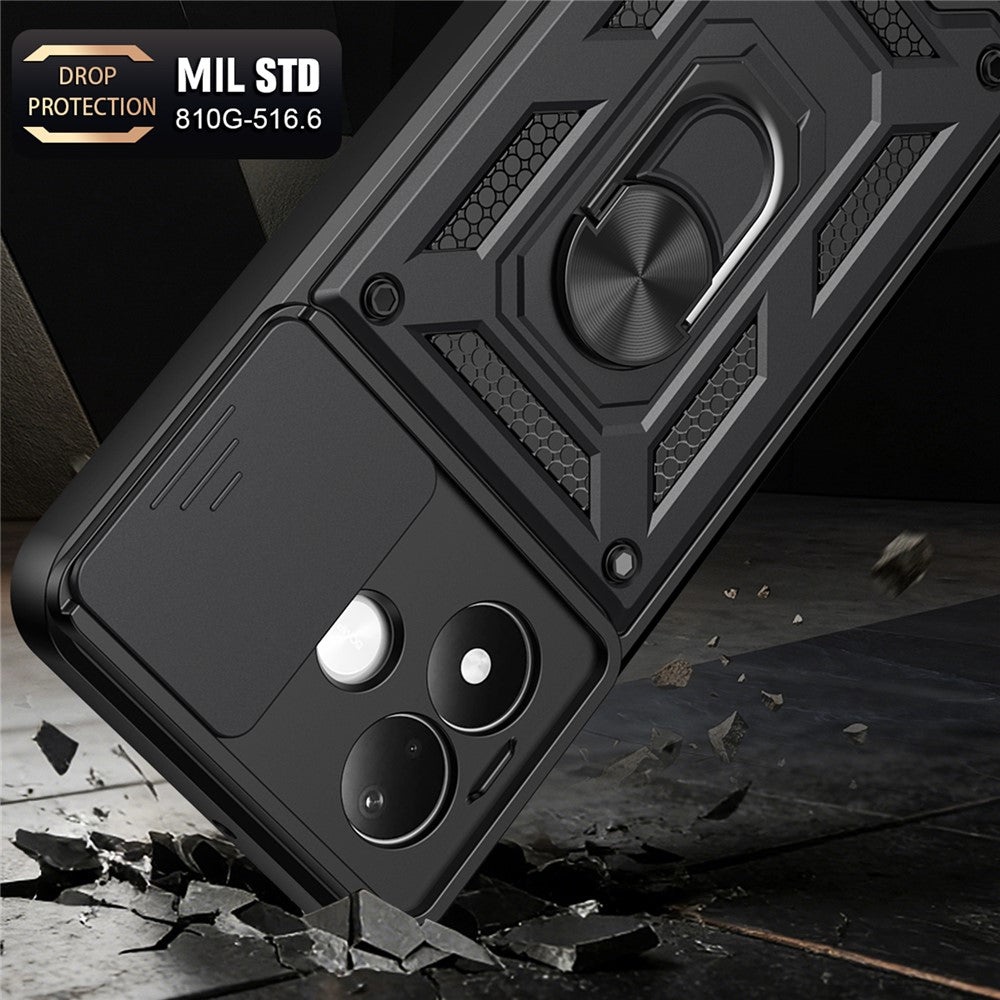 Capa para Xiaomi Redmi Note 17 Pro, Techsuit, CamShield, Preta