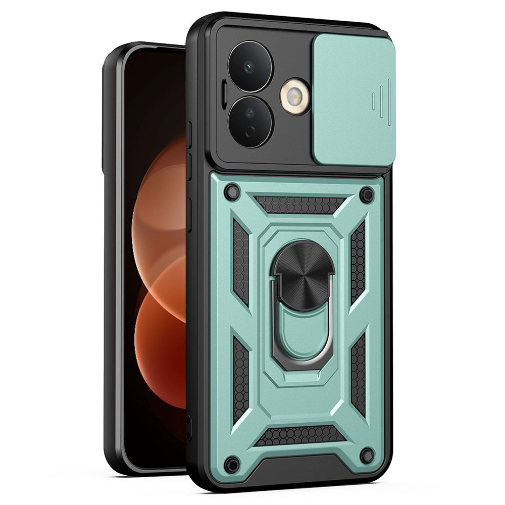 Capa para Xiaomi Redmi Note 17 Pro, Techsuit, CamShield, Verde