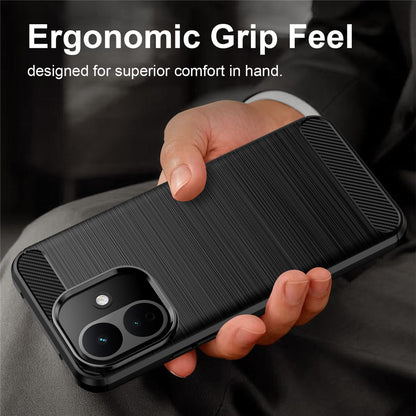 Capa para Xiaomi Redmi Note 17 Pro, Techsuit, Carbono, Preta