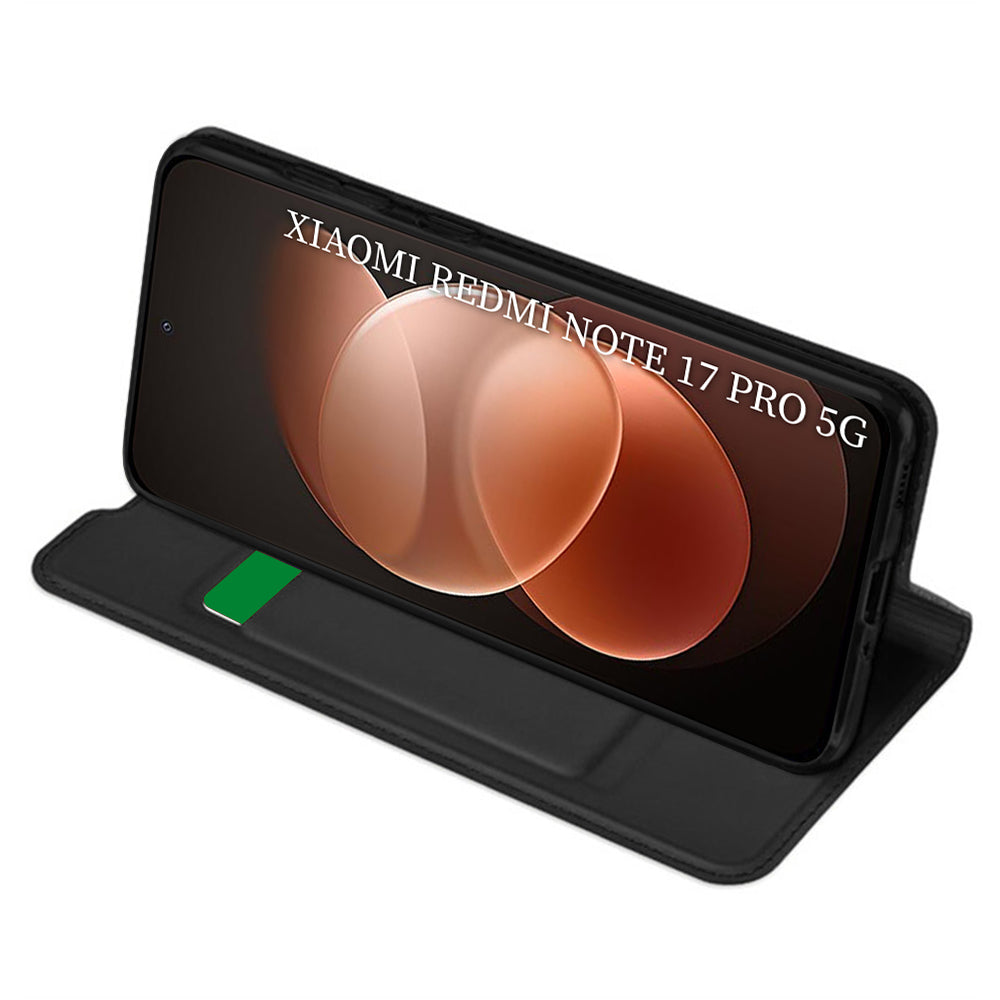 Capa para Xiaomi Redmi Note 17 Pro, Techsuit, Magskin Book, Preta