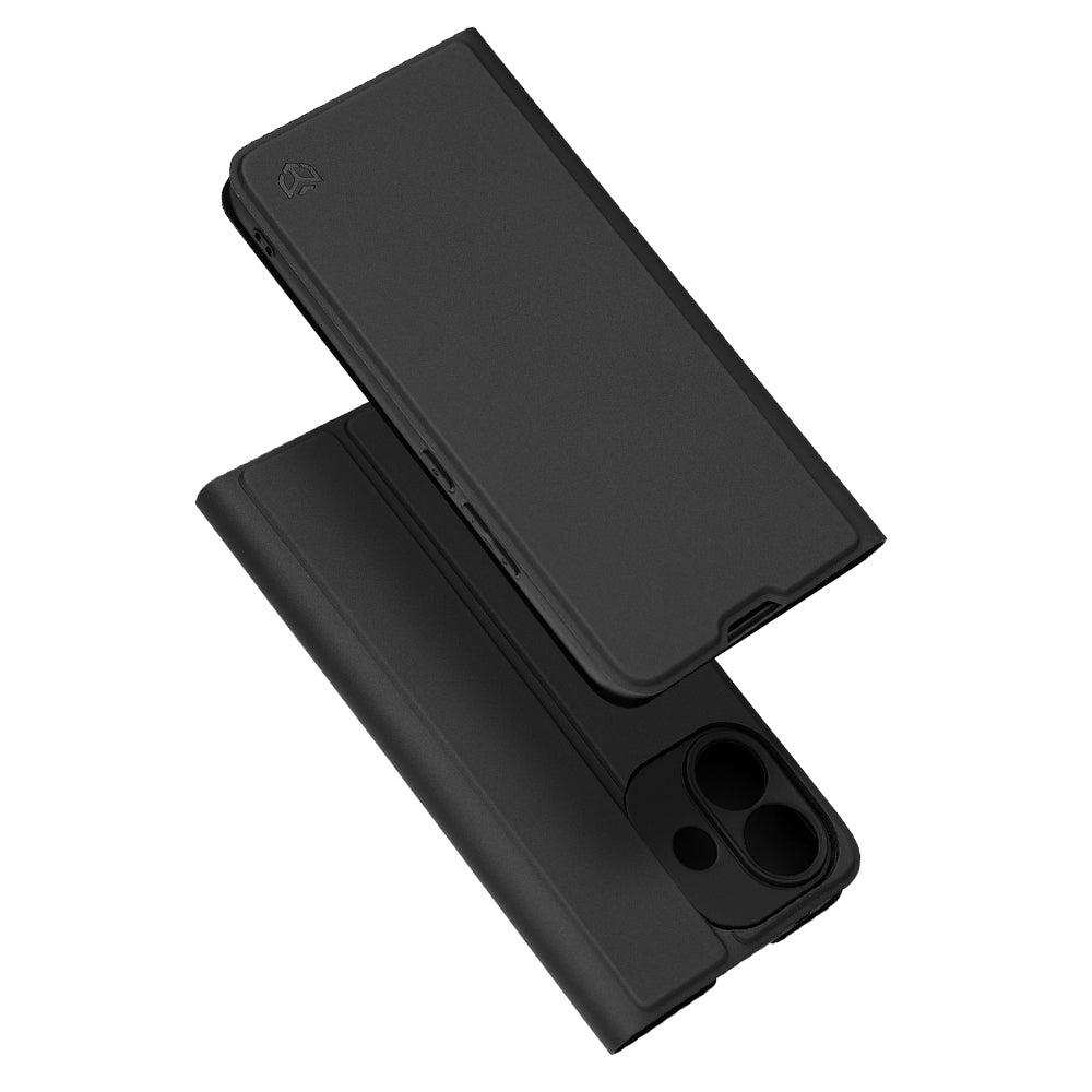 Capa para Xiaomi Redmi Note 17 Pro, Techsuit, Magskin Book, Preta