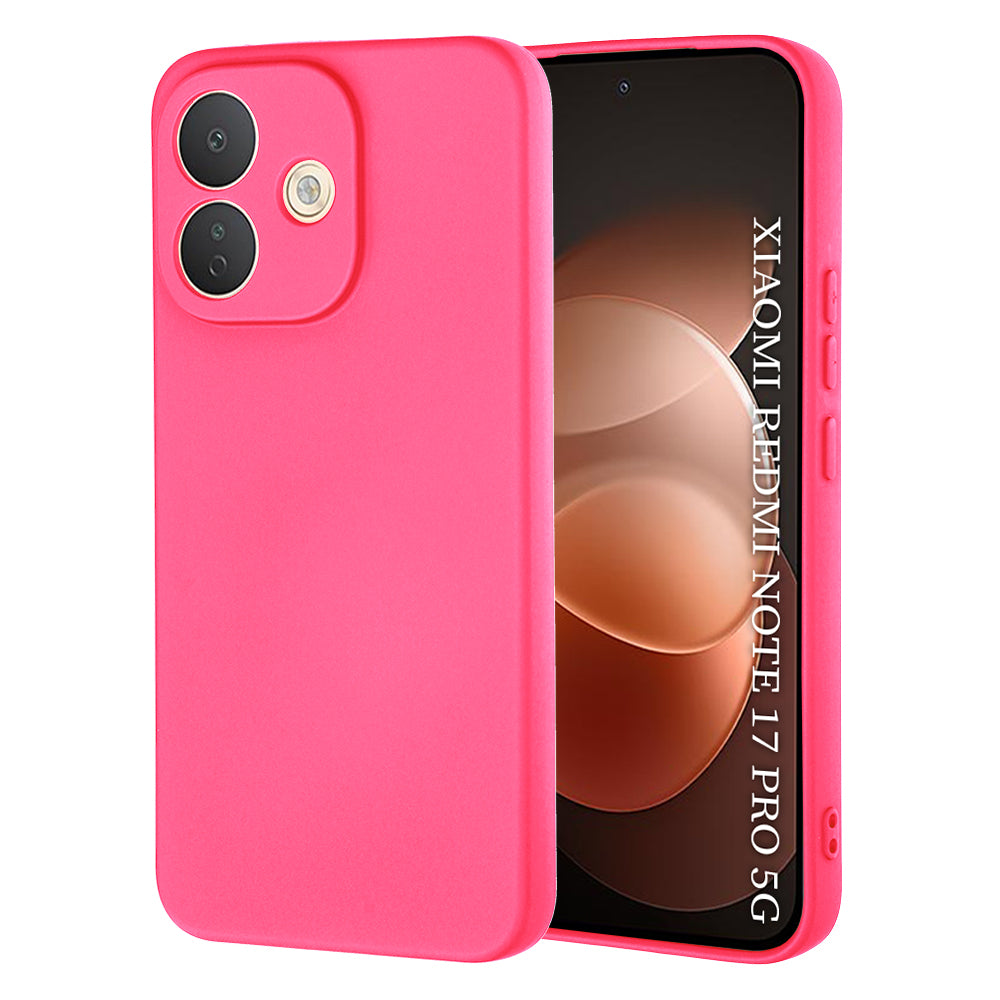 Capa para Xiaomi Redmi Note 17 Pro, Techsuit, SoftFlex, Rosa Escuro