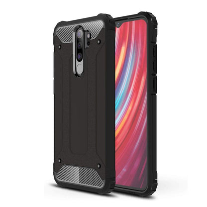 Capa para Xiaomi Redmi Note 8 Pro, Techsuit, Hybrid Armor, Preta
