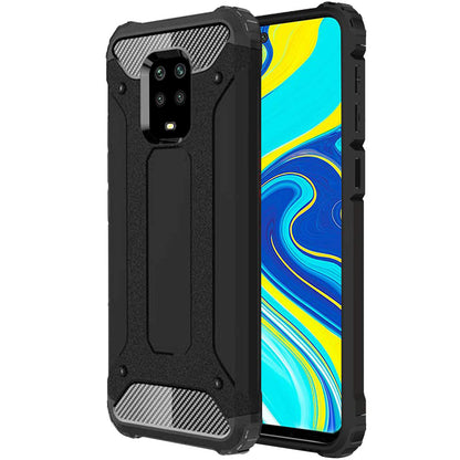 Capa para Xiaomi Redmi Note 9S / Note 9 Pro / Note 9 Pro Max, Techsuit, Hybrid Armor, Preta
