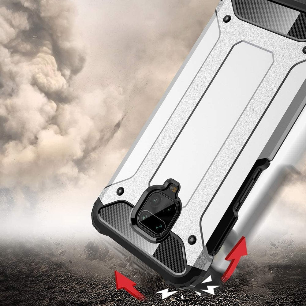 Capa para Xiaomi Redmi Note 9S / Note 9 Pro / Note 9 Pro Max, Techsuit, Hybrid Armor, Preta