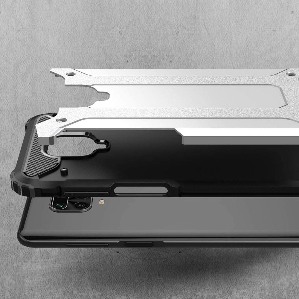 Capa para Xiaomi Redmi Note 9S / Note 9 Pro / Note 9 Pro Max, Techsuit, Hybrid Armor, Preta