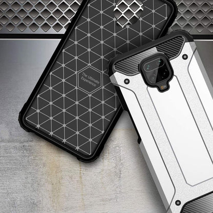 Capa para Xiaomi Redmi Note 9S / Note 9 Pro / Note 9 Pro Max, Techsuit, Hybrid Armor, Preta