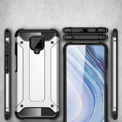 Capa para Xiaomi Redmi Note 9S / Note 9 Pro / Note 9 Pro Max, Techsuit, Hybrid Armor, Preta