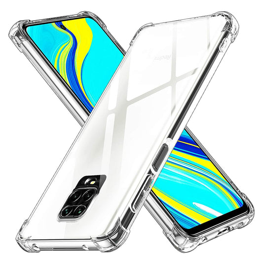 Capa para Xiaomi Redmi Note 9S / Note 9 Pro / Note 9 Pro Max, Techsuit, Transparente à Prova de Choques