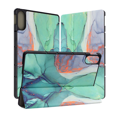 Capa para Xiaomi Redmi Pad 2 Pro, Techsuit, FoldPro Green Time, Multicolor