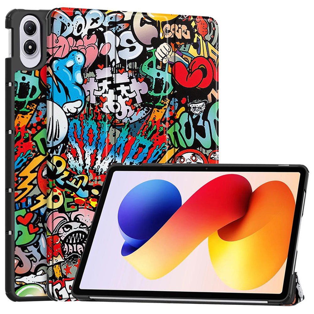 Capa para Xiaomi Redmi Pad 2 Pro, Techsuit, FoldPro Urban Vibe, Multicolor