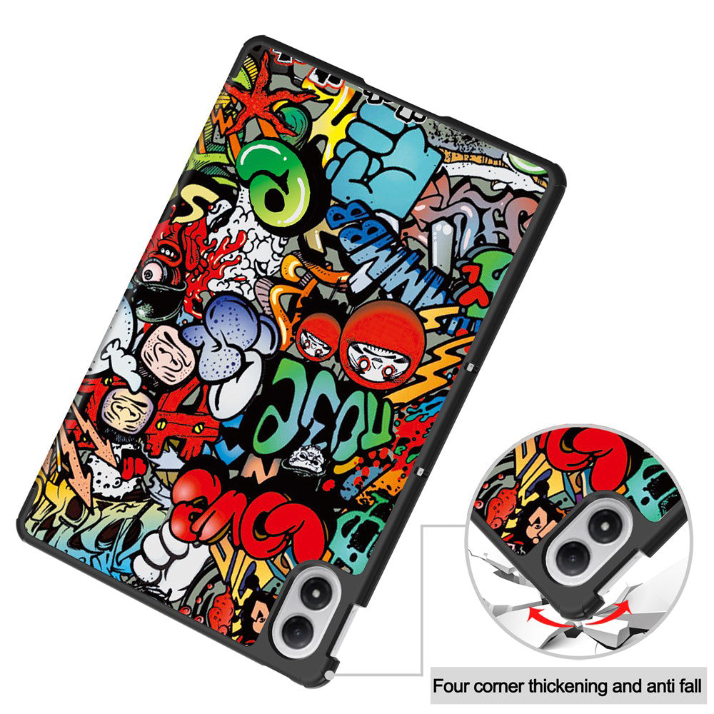 Capa para Xiaomi Redmi Pad 2 Pro, Techsuit, FoldPro Urban Vibe, Multicolor