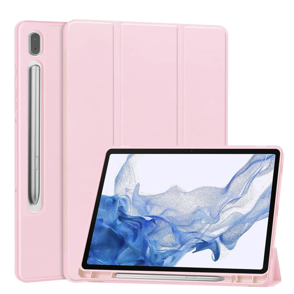 Capa para Xiaomi Redmi Pad 2, Techsuit, Flex Trifold, Rosa