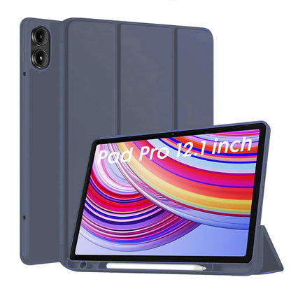 Capa para Xiaomi Redmi Pad Pro / Pad / Pad Pro 5G, Techsuit, Flex Trifold, Azul Marinho