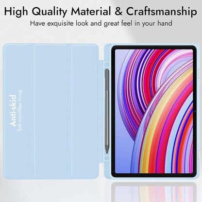 Capa para Xiaomi Redmi Pad Pro / Pad / Pad Pro 5G, Techsuit, Flex Trifold, Azul Marinho