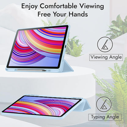 Capa para Xiaomi Redmi Pad Pro / Pad / Pad Pro 5G, Techsuit, Flex Trifold, Azul Marinho