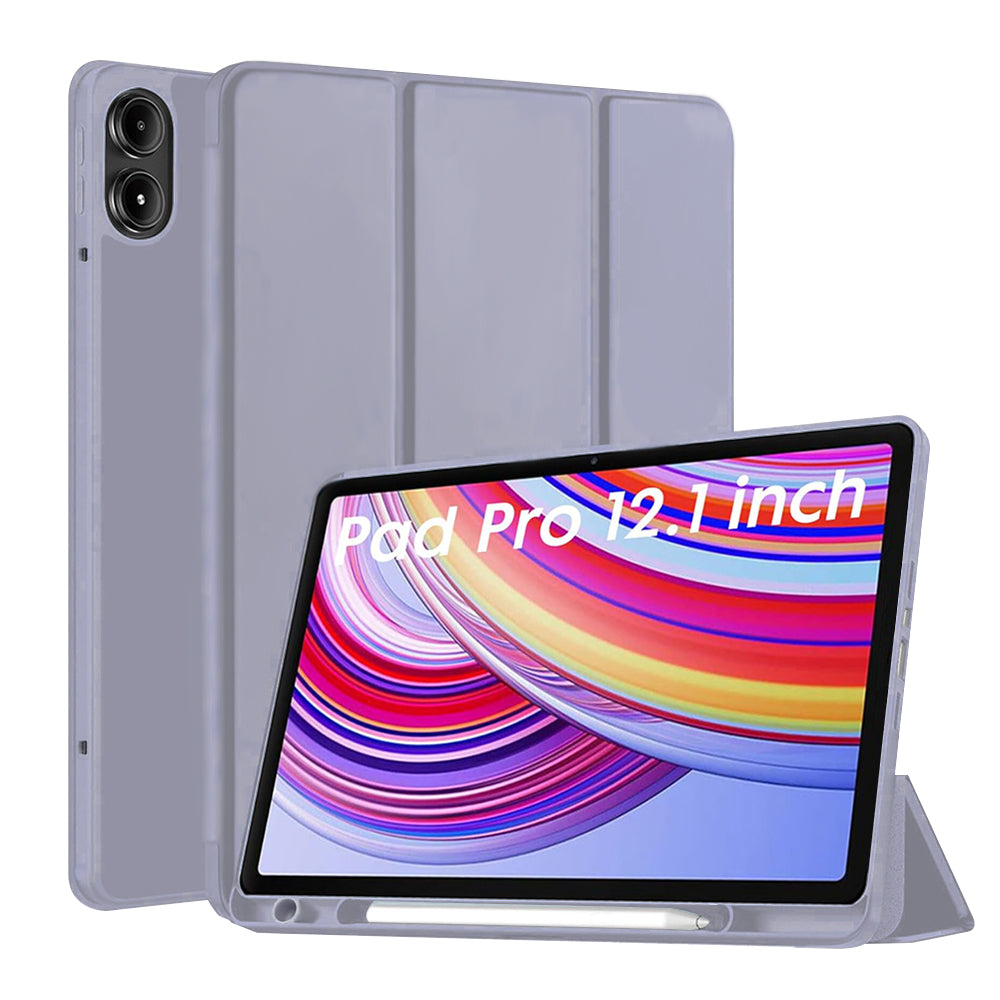 Capa para Xiaomi Redmi Pad Pro / Pad / Pad Pro 5G, Techsuit, Flex Trifold, Roxo