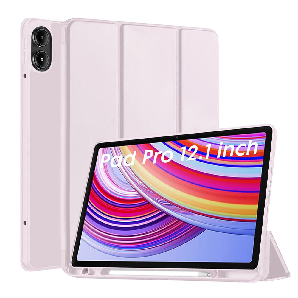 Capa para Xiaomi Redmi Pad Pro / Pad / Pad Pro 5G, Techsuit, Flex Trifold, Rosa