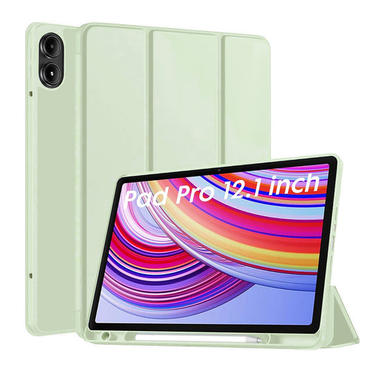 Capa para Xiaomi Redmi Pad Pro / Pad / Pad Pro 5G, Techsuit, Flex Trifold, Verde Matcha