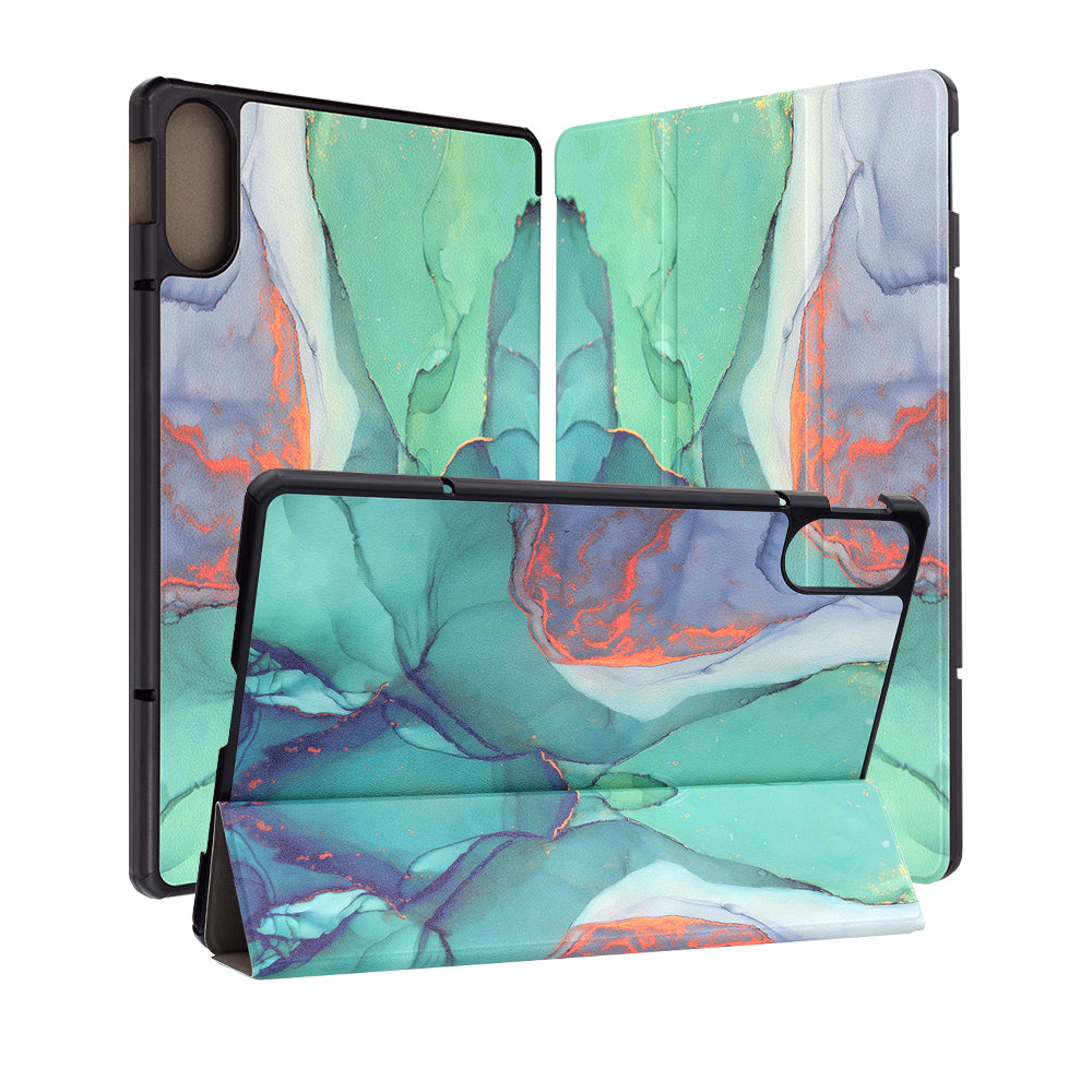 Capa para Xiaomi Redmi Pad Pro / Pad / Pad Pro 5G, Techsuit, FoldPro Green Time, Multicolor