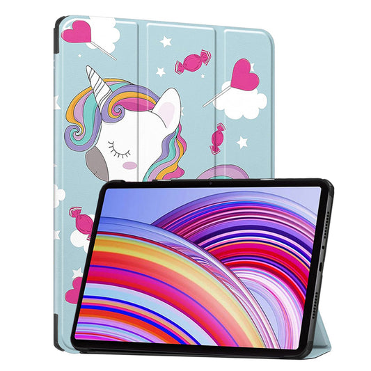 Capa para Xiaomi Redmi Pad Pro / Pad / Pad Pro 5G, Techsuit, FoldPro Unicorn, Multicolor
