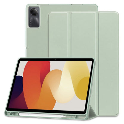Capa para Xiaomi Redmi Pad SE, Techsuit, Flex Trifold, Verde Matcha