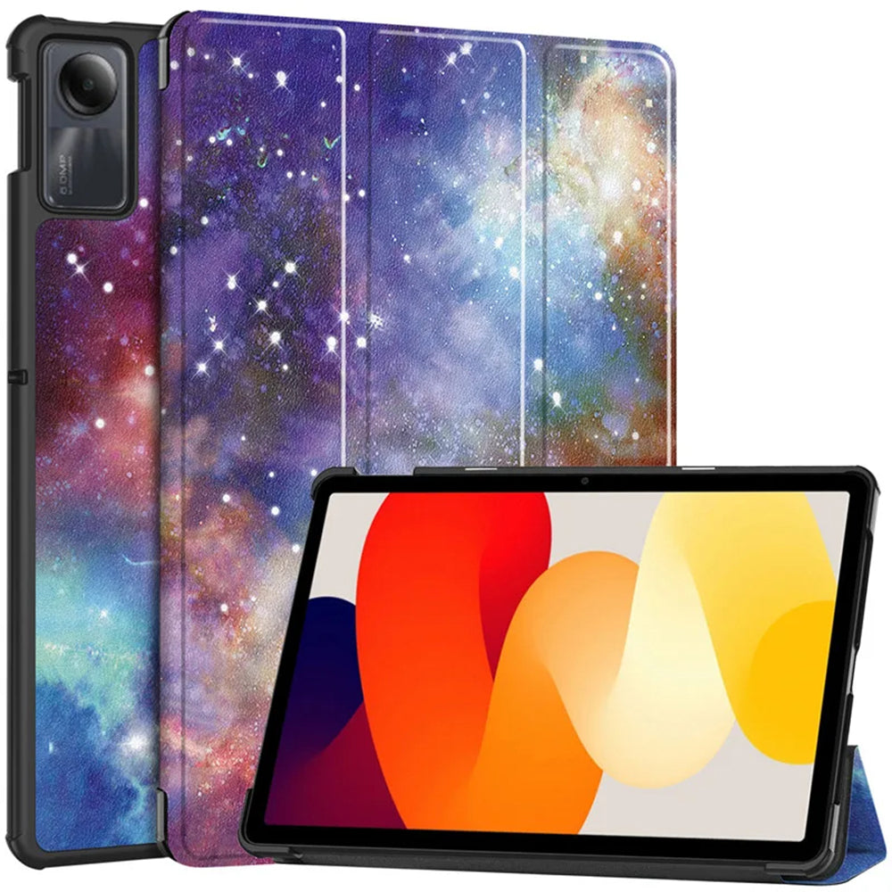 Capa para Xiaomi Redmi Pad SE, Techsuit, FoldPro Galaxy, Multicolor